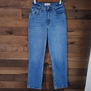 Abercrombie & Fitch Women's High Rise Jeans - Blue